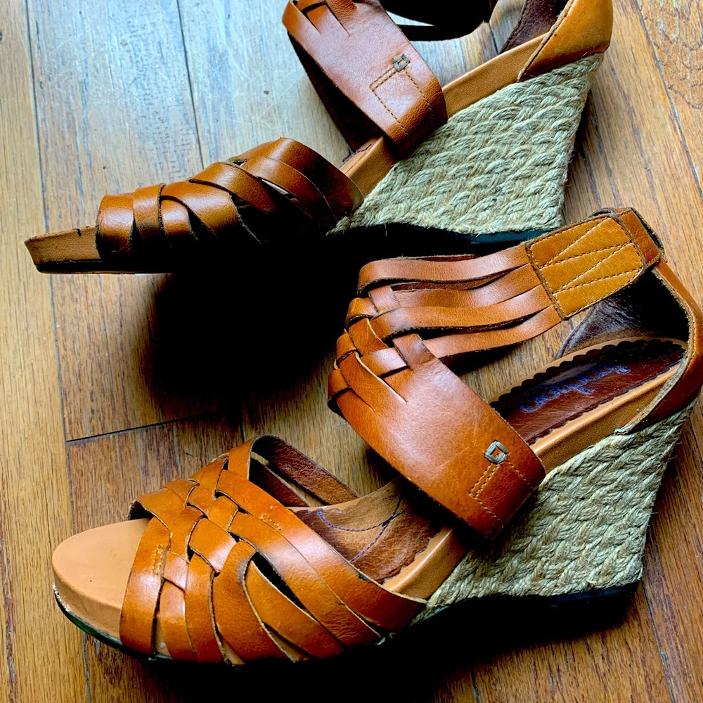 Indigo Leather Sandals